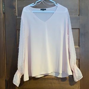 Blush pink blouse